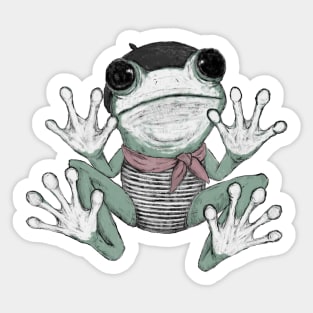 Silent Frog Sticker